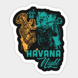 Havana Nights Sticker